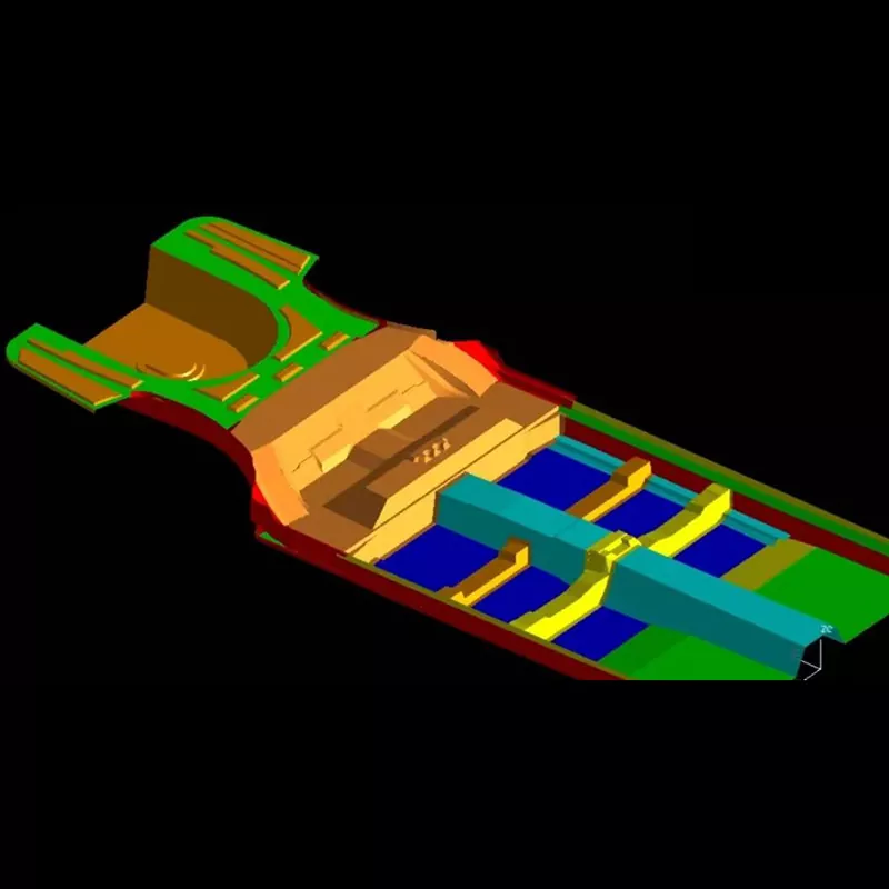 ऑटोमोटिव फ़्लोर असेंबली स्टैम्पिंग मर जाती है