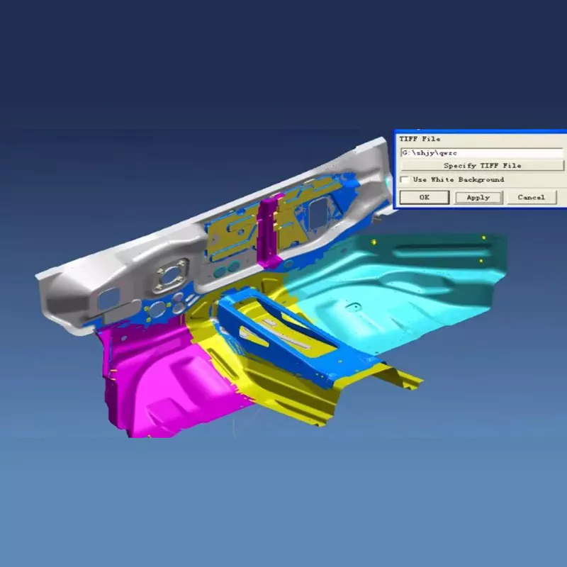 ऑटोमोटिव फ्रंट पैनल असेंबली स्टैम्पिंग मर जाती है