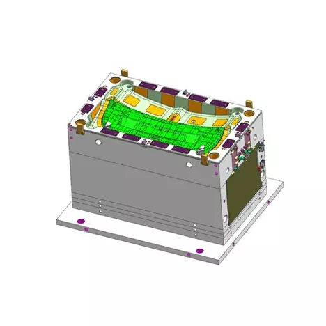 ऑटोमोटिव रियर टेलगेट ट्रिम पैनल इंजेक्शन मोल्ड