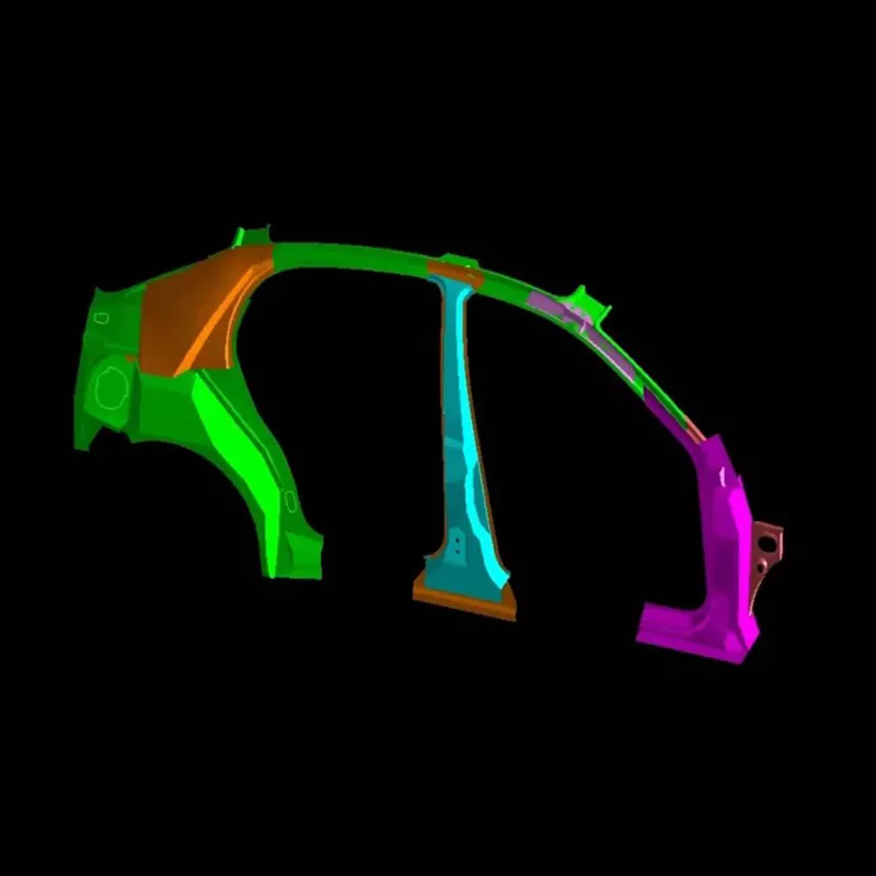 ऑटोमोटिव साइड पैनल इनर असेंबली स्टैम्पिंग मर जाती है