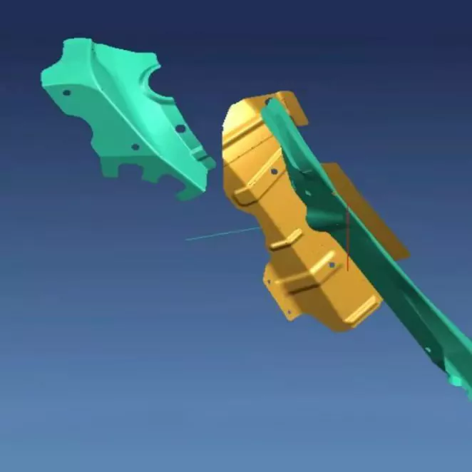 ऑटोमोटिव छोटी रीइन्फोर्सिंग प्लेट स्टैम्पिंग मर जाती है