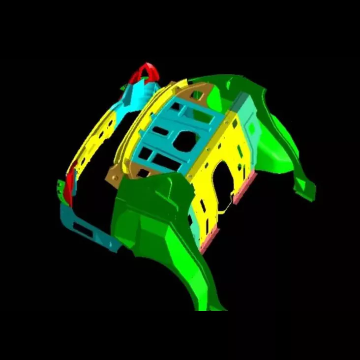ऑटोमोटिव ट्रंक असेंबली स्टैम्पिंग मर जाती है